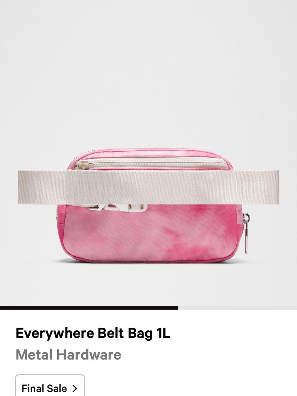 lululemon athletica Pink Tie-Dye Everywhere Belt Bag - Picture 3 of 5
